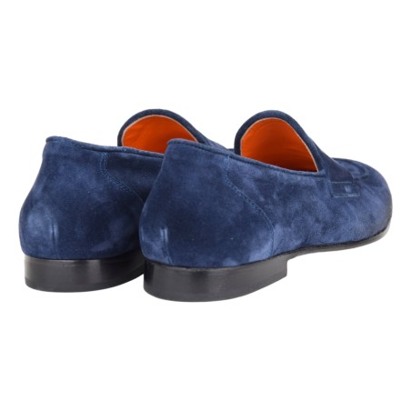 MOCASSINO CAMOSCIO POESIE VENEZIANE VSE2U BLU