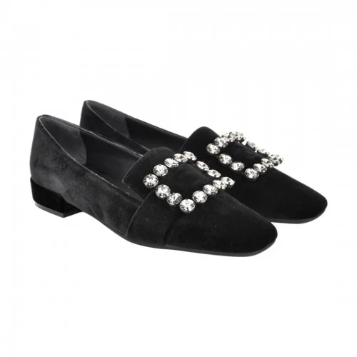 MOCASSINO CON ACCESSORIO FESTA FELISA NERO