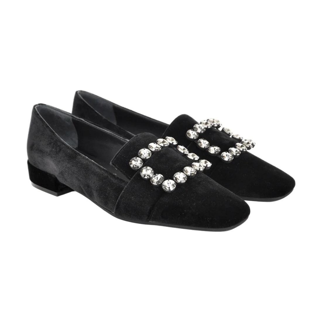 MOCASSINO CON ACCESSORIO FESTA FELISA NERO