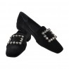 MOCASSINO CON ACCESSORIO FESTA FELISA NERO