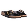 CIABATTA MADRID BIG BUCKLE SHINE BIRKENSTOCK 1022650 BLACK