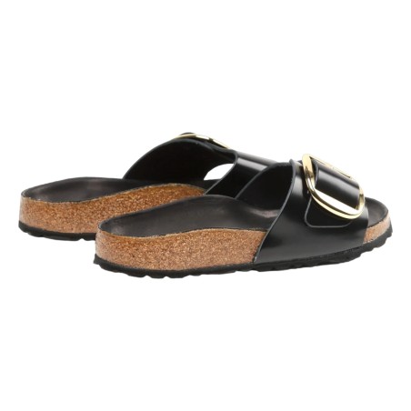 CIABATTA MADRID BIG BUCKLE SHINE BIRKENSTOCK 1022650 BLACK