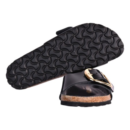 CIABATTA MADRID BIG BUCKLE SHINE BIRKENSTOCK 1022650 BLACK