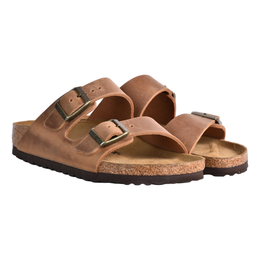 CIABATTA ARIZONA OILED LEATHER BIRKENSTOCK 1028401 COGNAC