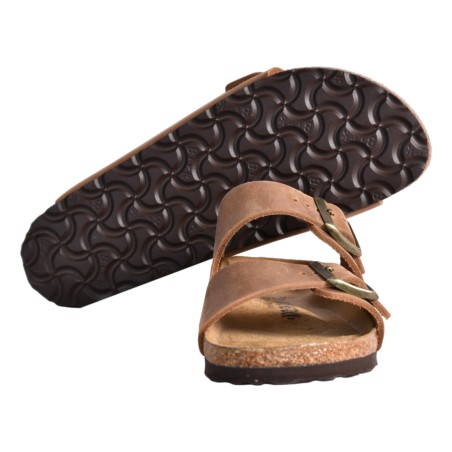 CIABATTA ARIZONA OILED LEATHER BIRKENSTOCK 1028401 COGNAC