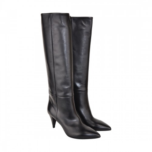 STIVALE IN NAPPA STRATEGIA A5213 NERO