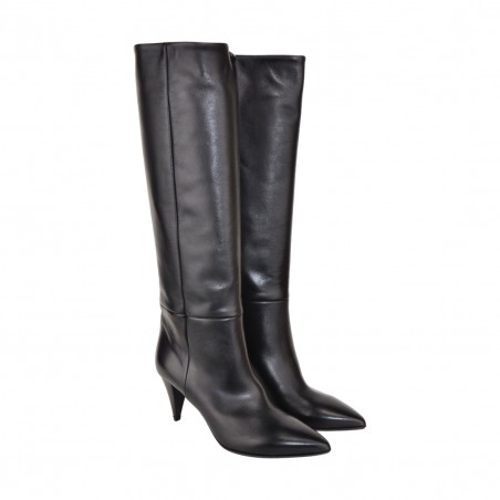 STIVALE IN NAPPA STRATEGIA A5213 NERO