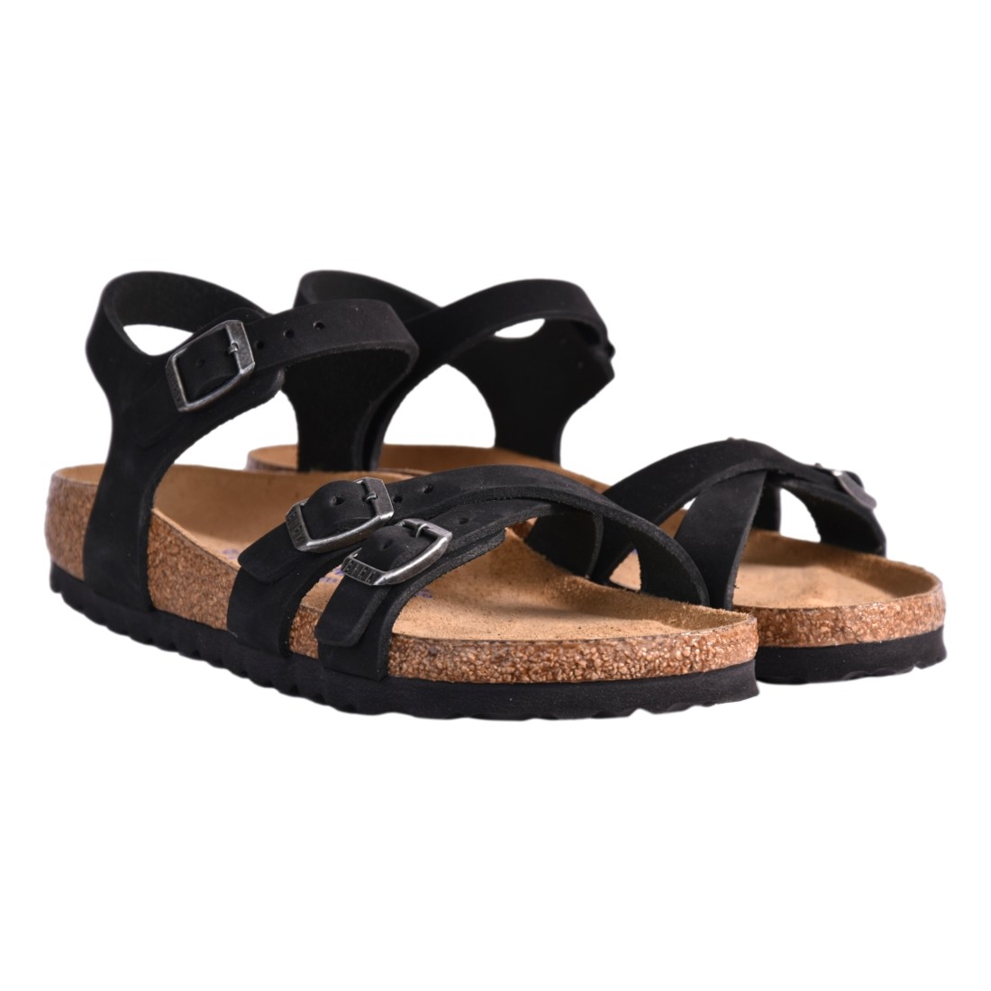 SANDALO KUMBA NUBUCK LEATHER BIRKENSTOCK 1029526 BLACK