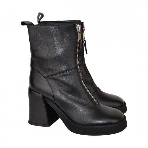 TRONCHETTO CON ZIP STRATEGIA A5283 NERO