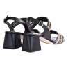 SANDALO IN NAPPA CON STRASS PASQUINI 2865 NERO