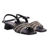 SANDALO IN NAPPA CON STRASS PASQUINI 2866 NERO