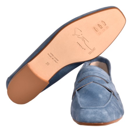 MOCASSINO CAMOSCIO SITON 8059 JEANS