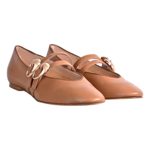 BALLERINA DOPPIO CINTURINO LA PARIGINA A2849-SF BRONZE