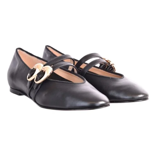 BALLERINA DOPPIO CINTURINO LA PARIGINA A2849-SF NERO