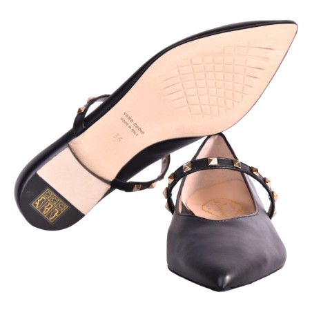 SCARPA ACCOLLATA CON CINTURINO LA PARIGINA H268BO-SF NERO
