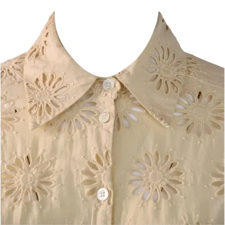 SHIRT OTTOD'AME KEE-DC5102 LATTE