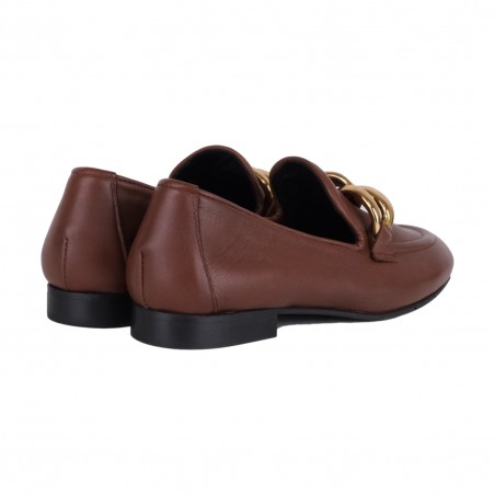 MOCASSINO CON ACCESSORIO POESIE VENEZIANE JJA62 CARAMELLO