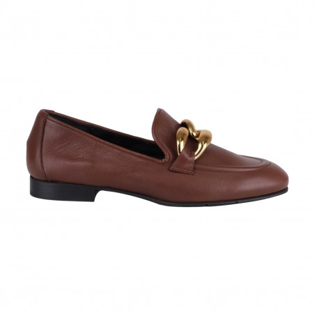 MOCASSINO CON ACCESSORIO POESIE VENEZIANE JJA62 CARAMELLO