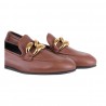 MOCASSINO CON ACCESSORIO POESIE VENEZIANE JJA62 CARAMELLO