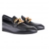 MOCASSINO CON ACCESSORIO POESIE VENEZIANE JJA62 NERO