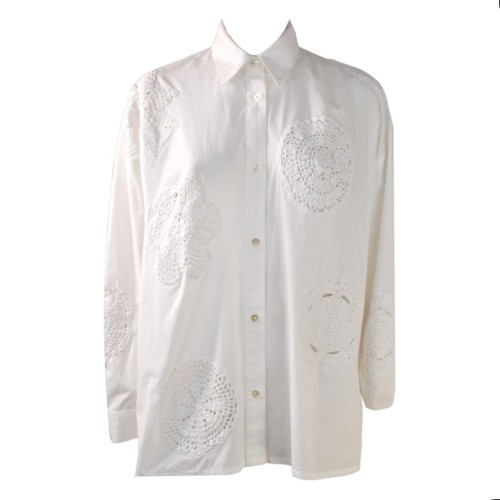 SHIRT OTTOD'AME SEE-DC5065 BIANCO