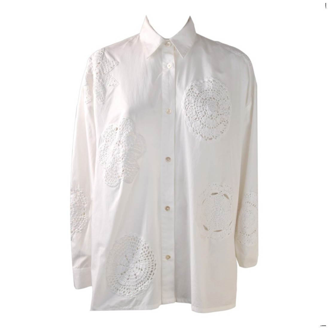 SHIRT OTTOD'AME SEE-DC5065 BIANCO