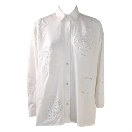SHIRT OTTOD'AME SEE-DC5065 BIANCO