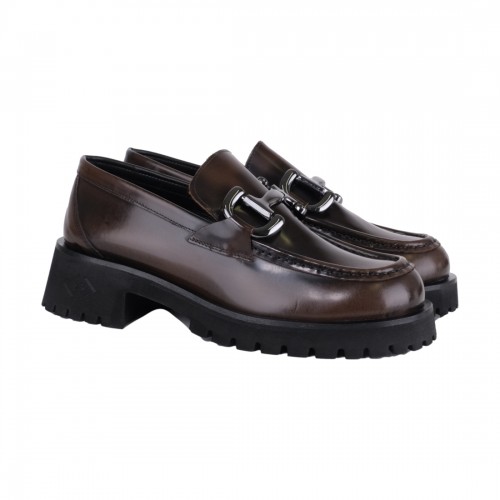 MOCASSINO ABRASIVATO CON MORSETTO POESIE VENEZIANE JMC22 COGNAC