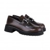 MOCASSINO ABRASIVATO CON MORSETTO POESIE VENEZIANE JMC22 COGNAC