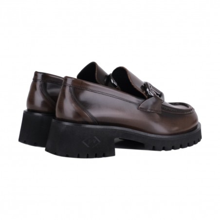 MOCASSINO ABRASIVATO CON MORSETTO POESIE VENEZIANE JMC22 COGNAC