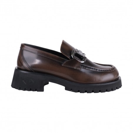 MOCASSINO ABRASIVATO CON MORSETTO POESIE VENEZIANE JMC22 COGNAC