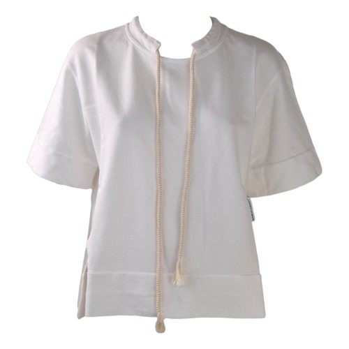 FELPA MANICHE CORTE CON COULISSE NOUMENO CONCEPT N-F211-14109 002