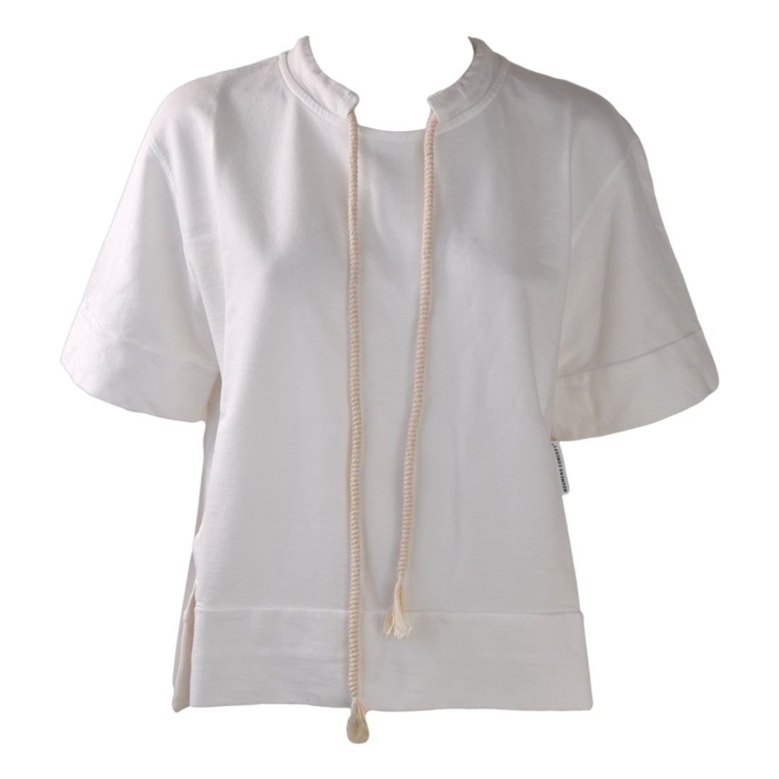 FELPA MANICHE CORTE CON COULISSE NOUMENO CONCEPT N-F211-14109 002