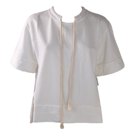 FELPA MANICHE CORTE CON COULISSE NOUMENO CONCEPT N-F211-14109 002