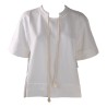 FELPA MANICHE CORTE CON COULISSE NOUMENO CONCEPT N-F211-14109 002