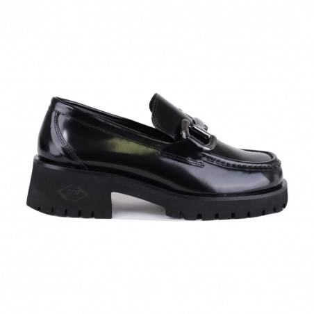 MOCASSINO ABRASIVATO CON MORSETTO POESIE VENEZIANE JMC22 NERO
