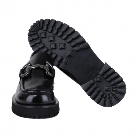 MOCASSINO ABRASIVATO CON MORSETTO POESIE VENEZIANE JMC22 NERO