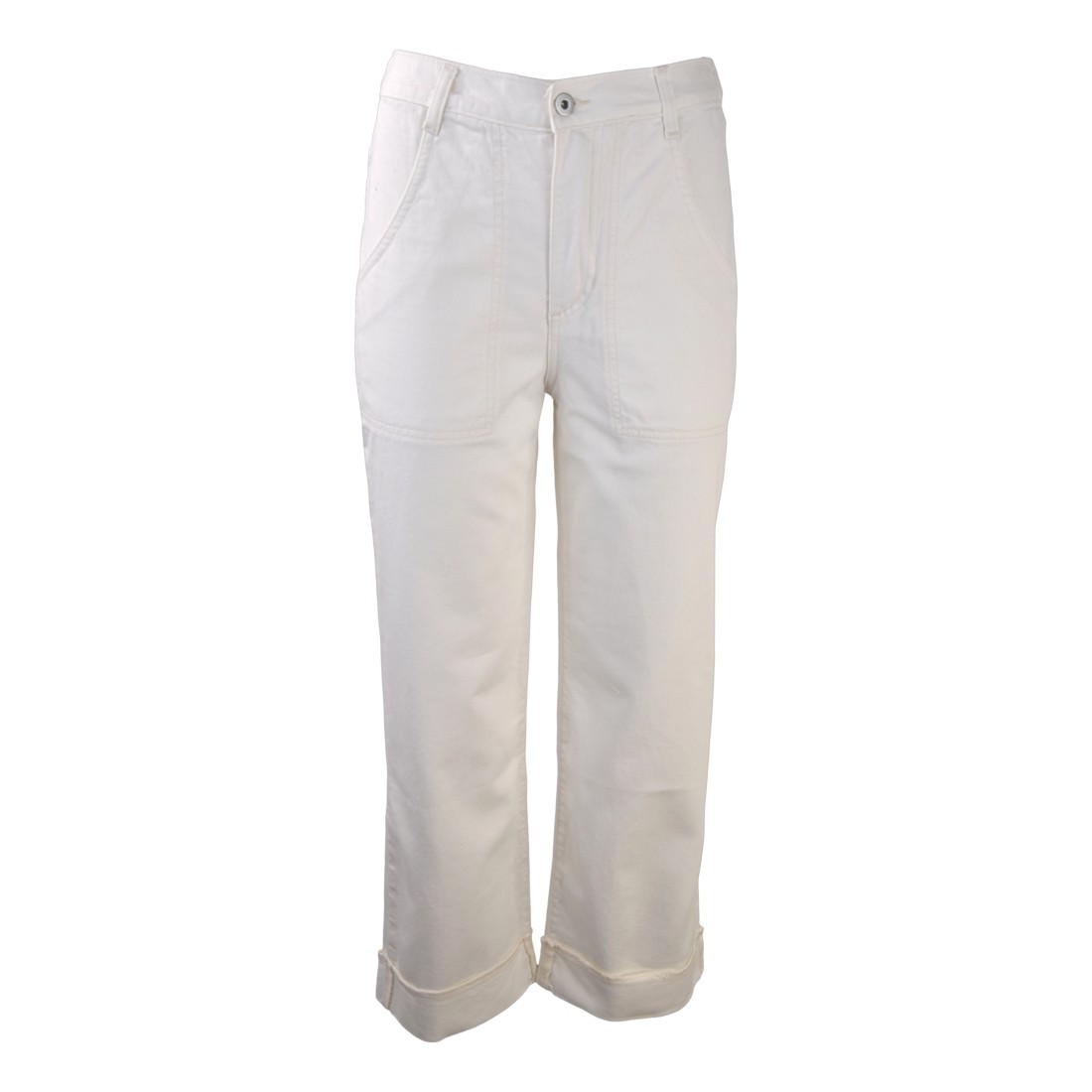PANTALONE 5 TASCHE C/RISVOLTO NOUMENO CONCEPT N-P125-14053 002