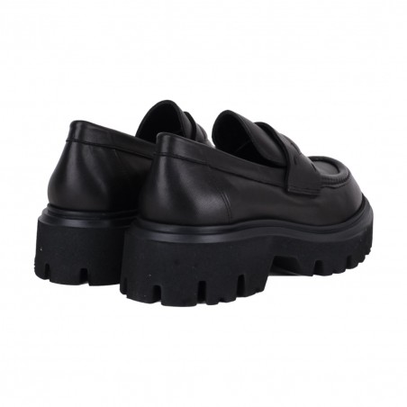 MOCASSINO IN PELLE POESIE VENEZIANE JMN62Q NERO