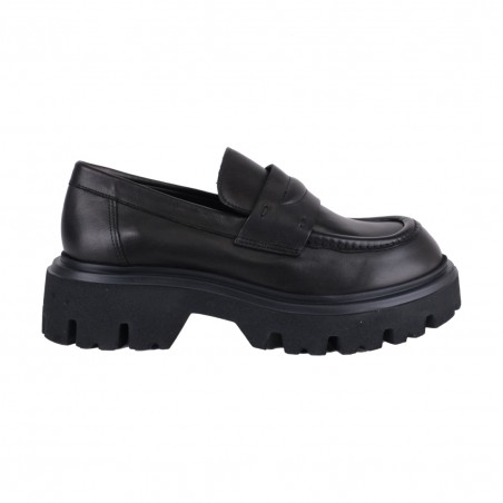 MOCASSINO IN PELLE POESIE VENEZIANE JMN62Q NERO