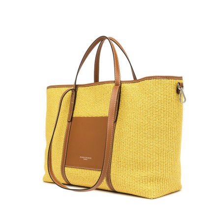 BORSA PELLE E TESSUTO SUPERLIGHT GIANNI CHIARINI BS10356 13855