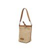BORSA PELLE E TESSUTO VANESSA GIANNI CHIARINI BS11385 0422