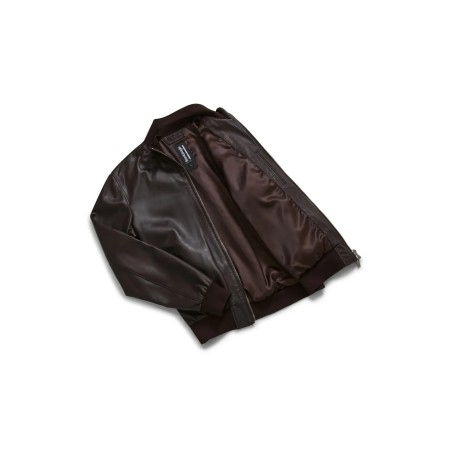 MAN LEATHER JACKET BOMBOOGIE JMCOLE-PSNO5 14
