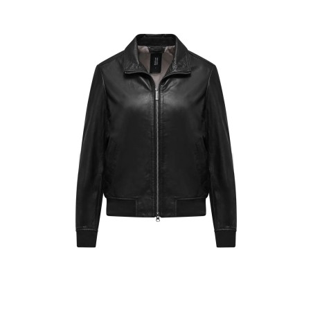 LEATHER JACKET W BOMBOOGIE JWVALL-PLFR5 90