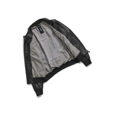 LEATHER JACKET W BOMBOOGIE JWVALL-PLFR5 90