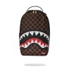 PEEKING CHARACTER CHECK BACKPACK SPRAYGROUND 910B7331NSZ BROWN
