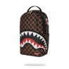 PEEKING CHARACTER CHECK BACKPACK SPRAYGROUND 910B7331NSZ BROWN
