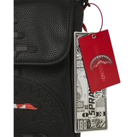 UNFINISHED SHARK MESSENGER SLIM SPRAYGROUND 910B7483NSZ GREY