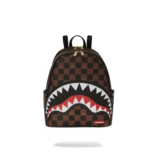 PEEKING CHARACTER CHECK SAVAGE SPRAYGROUND 910B7511NSZ BROWN