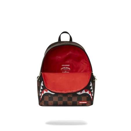 PEEKING CHARACTER CHECK SAVAGE SPRAYGROUND 910B7511NSZ BROWN